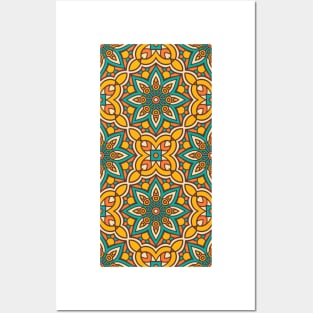 The ethnic pattern mandala Posters and Art